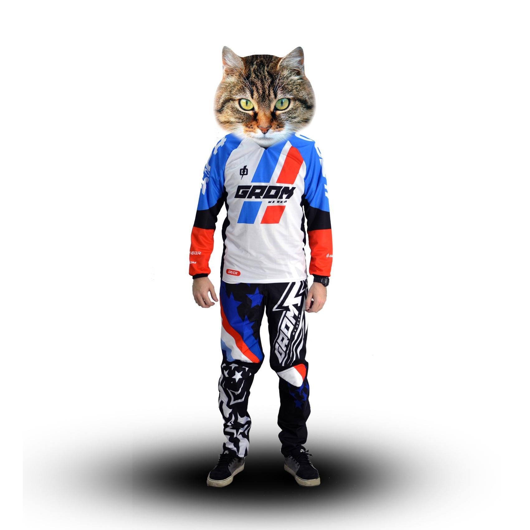 Джерси кросс GROM Race White