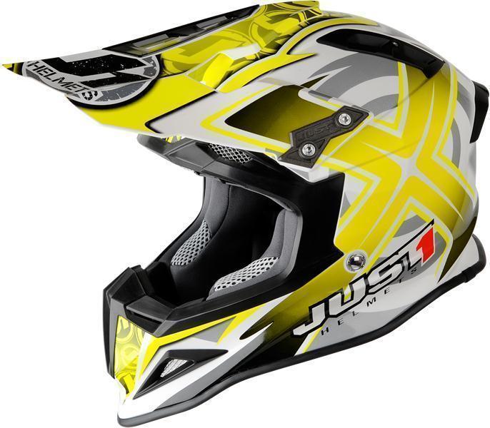 Шлем (кроссовый) JUST1 J12 MISTER X Yellow