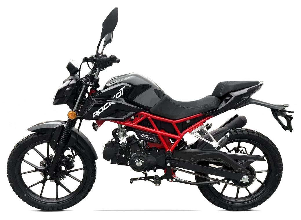 Мопед ROCKOT ALPHA RESTYLE (черный/красный)